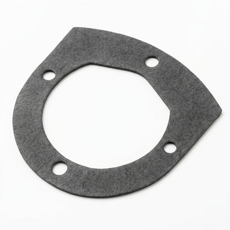 JABSCO Flanschdichtung 12558-0000 aus dunklem Spezial-Dichtungspapier mit großer Mittelöffnung und vier Befestigungslöchern für Toilettenpumpe 37010 und Pumpenserie 12290.