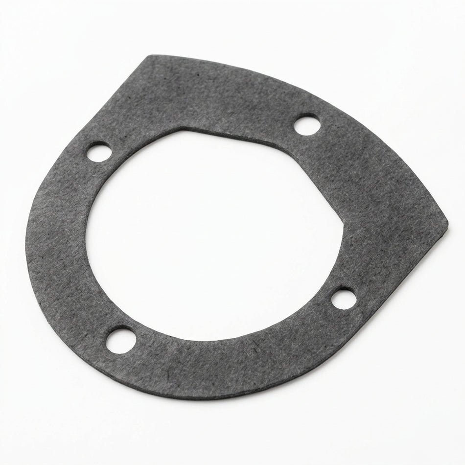 JABSCO Flanschdichtung 12558-0000 aus dunklem Spezial-Dichtungspapier mit großer Mittelöffnung und vier Befestigungslöchern für Toilettenpumpe 37010 und Pumpenserie 12290.