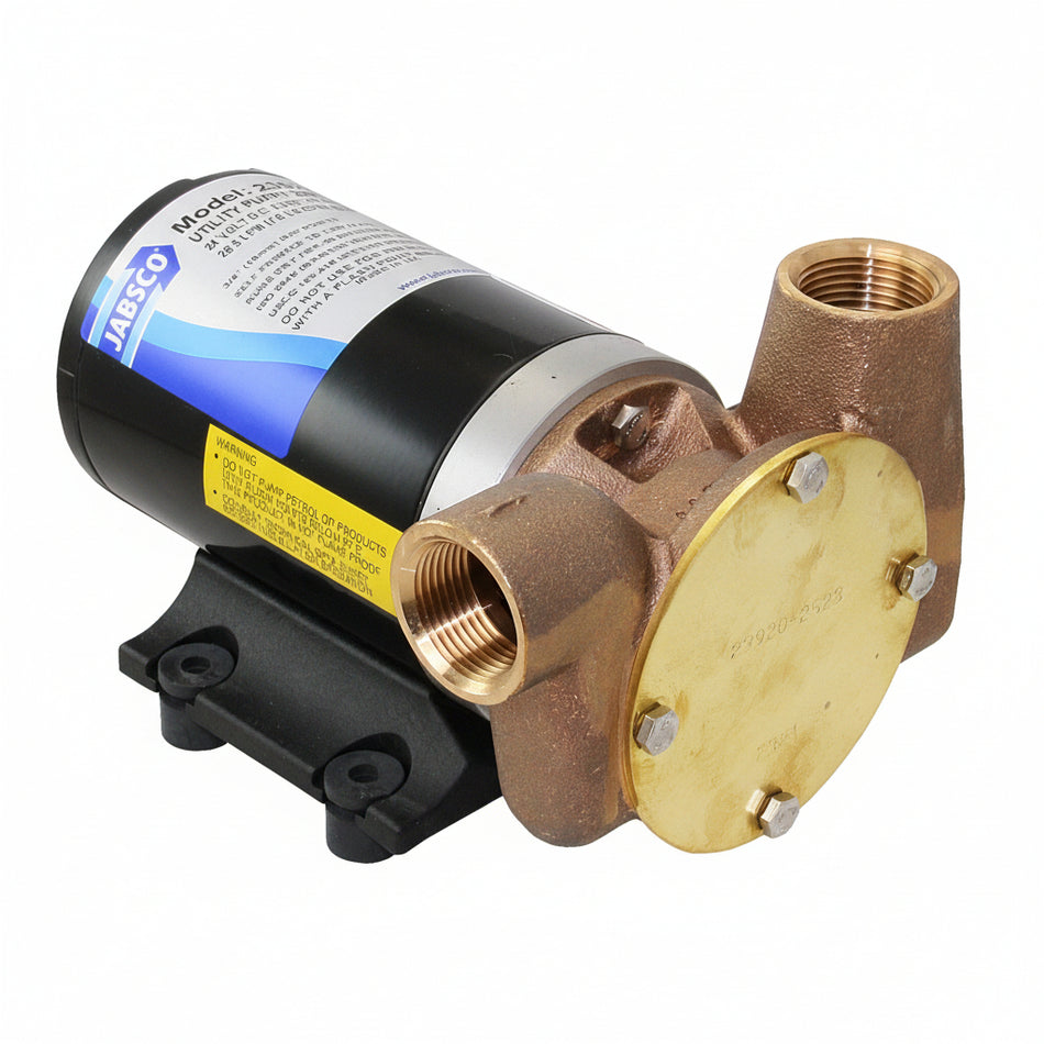 JABSCO Utility Puppy 2000 Bilgepumpe 1770 L/h - 24V Bronze-Pumpkopf