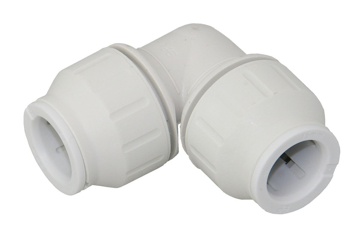 John Guest Speedfit 15 Winkel 90° 15 mm weiß