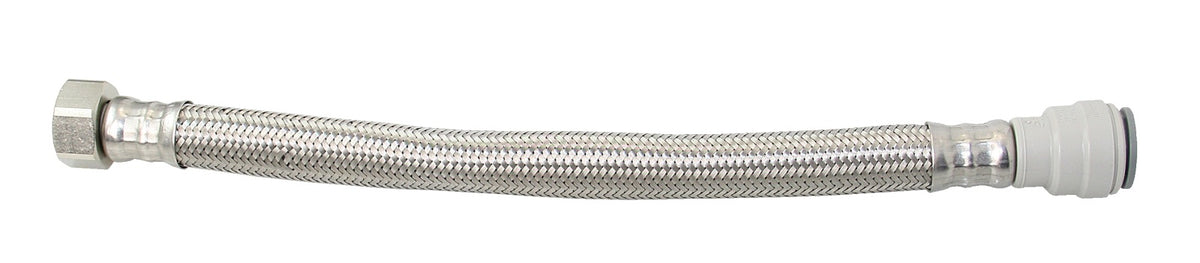 John Guest Speedfit 15 Kesselanschluss flexibel Edelstahl 1/2 Zoll BSP Innengewinde 15 mm 300 mm