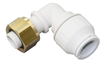 John Guest Speedfit 15 Winkeladapter 90° 1/2 Zoll BSP Innengewinde 15 mm weiß