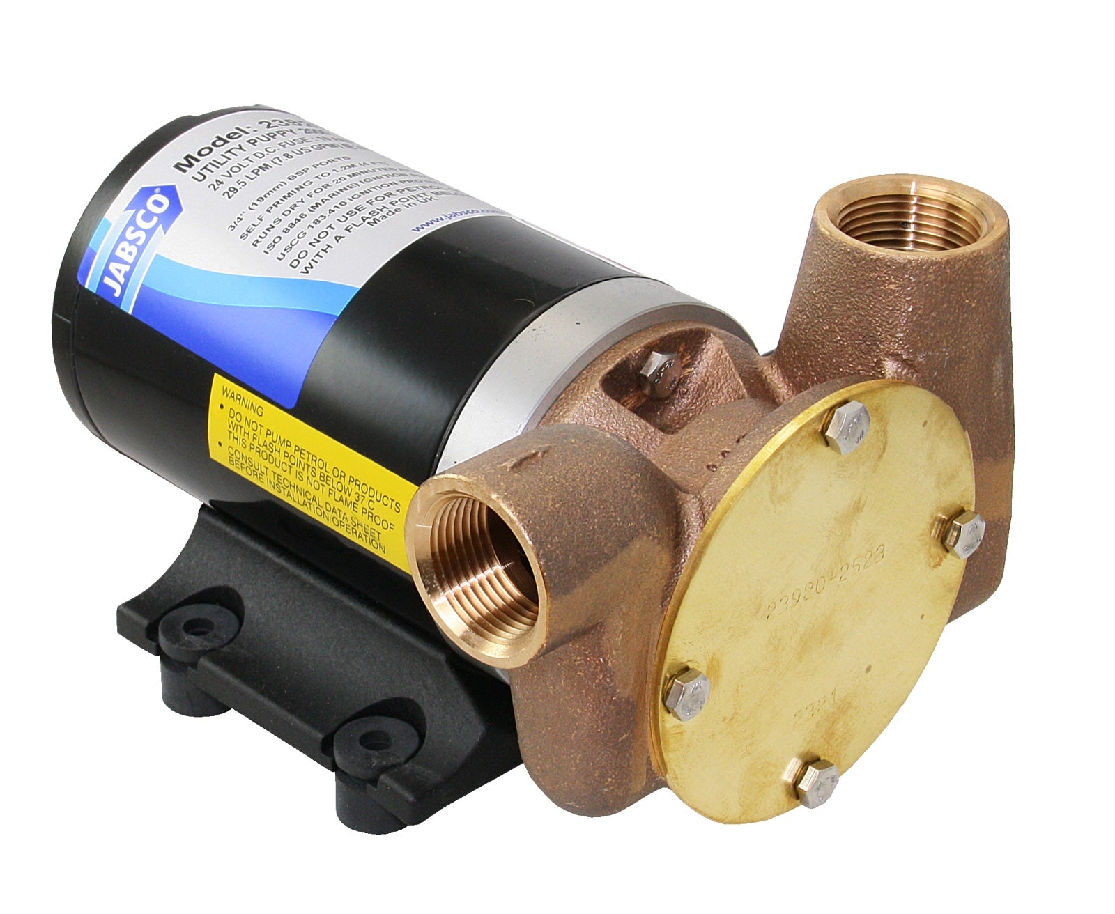 JABSCO Utility Puppy 2000 Bilgepumpe 24V - 1770 L/h Bronze