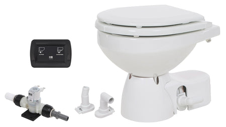 JABSCO Quiet Flush E2 Elektrische Toilette mit Magnetventil - Compact & Comfort