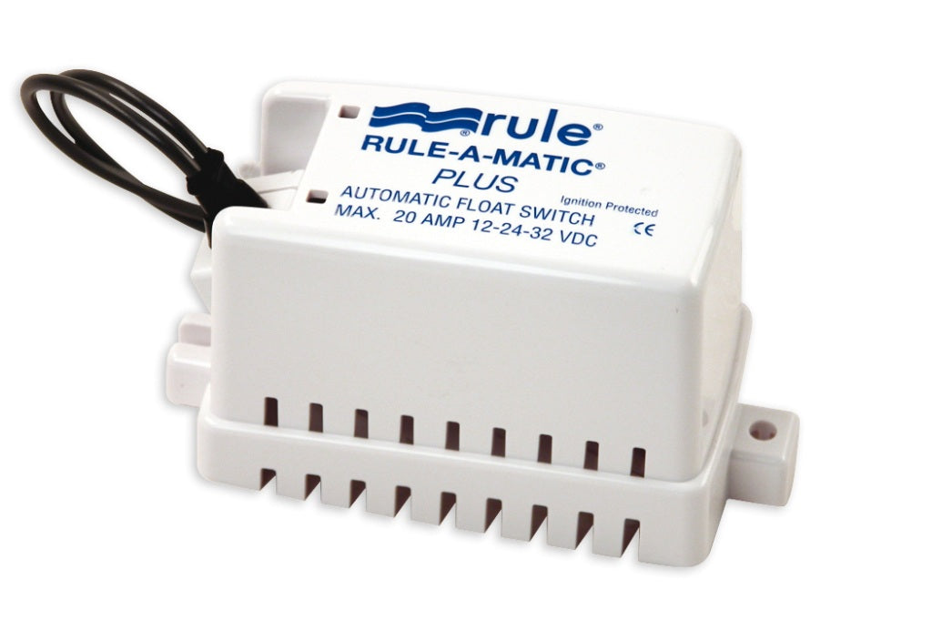 RULE Rule-A-Matic Plus Schwimmschalter 20A 12-32V - Automatischer Bilgenschalter