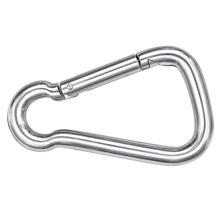 Asymmetrischer Karabinerhaken ohne Kausche, Edelstahl A4 AISI316, Detailansicht