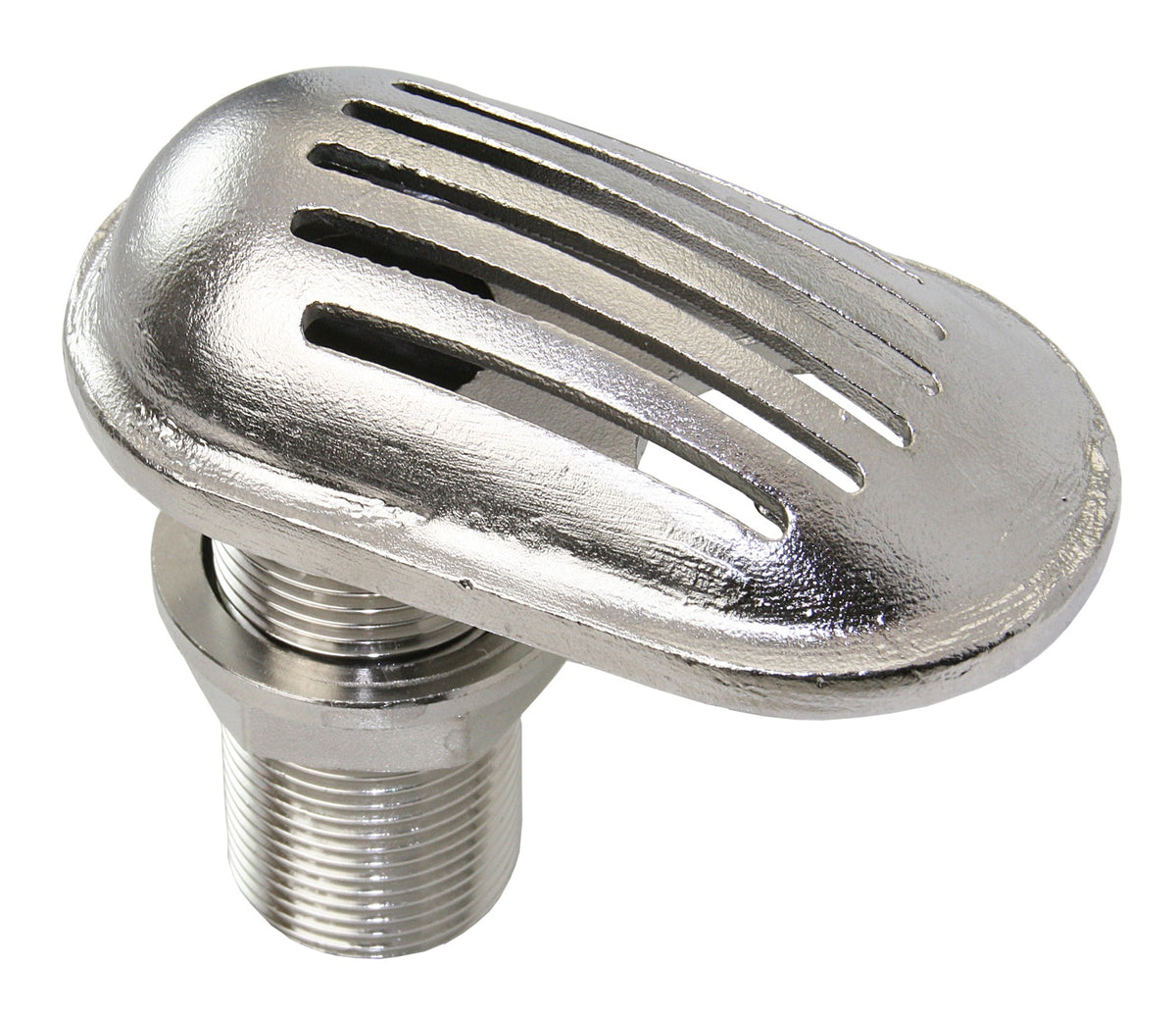 Borddurchbruch Edelstahl AISI 316 mit Siebabdeckung - Verschiedene Größen