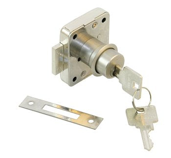 LAMP Kastenschloss 3310 Messing vernickelt - Boot