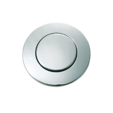 LAMP Druckknopfschnäpper mit Rosette DPL-RO-CR für Türen 15-25mm - verchromt rund
