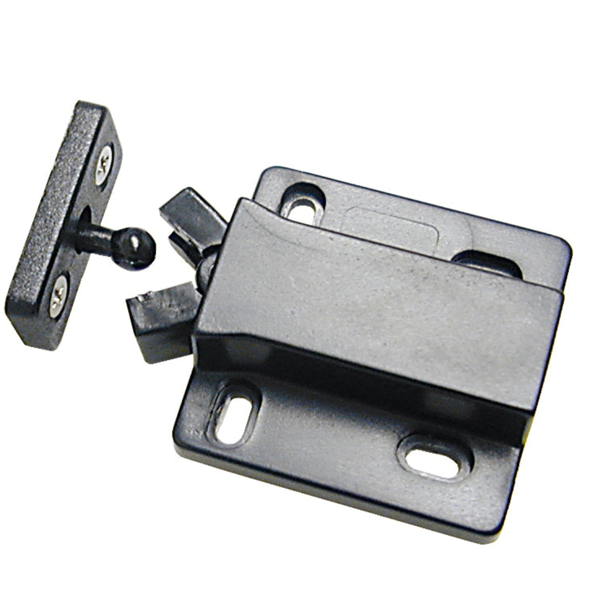 LAMP Druckschnäpper MC-28 schwarz ABS - Türfeststeller Boot 37mm