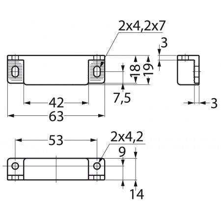 LAMP Magnetschnäpper ummantelt Kunststoff - Türfeststeller Boot