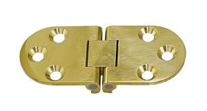 LAMP Tischplattenscharnier MH-30PB - Messing poliert 70x30mm