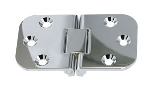 LAMP Tischplattenscharnier MH-40CR - Messing verchromt 70x40mm