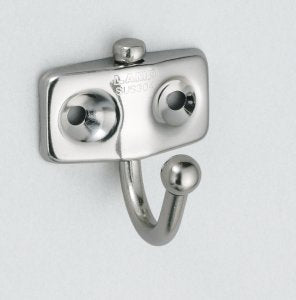 LAMP Schwenkhaken TK Edelstahl A2 poliert 35x35x38mm - schwenkbar robust