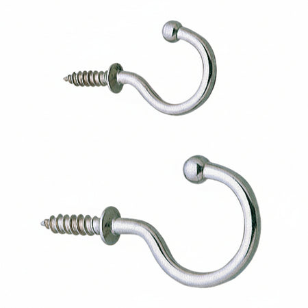 LAMP Edelstahlhaken TL Edelstahl A2 poliert 17-41mm - VE 10 Stück