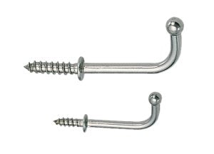 LAMP Haken mit Beffe Typ TY Edelstahl A2 poliert 22-44mm - VE 10 Stück