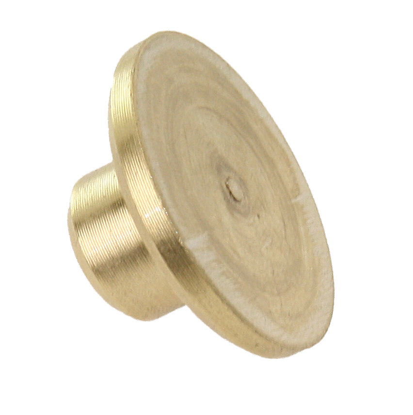 Ersatzamboss LO1398 aus Messing mit Gewindezapfen und flacher Auflagefläche für die Hebellochzange LO1300