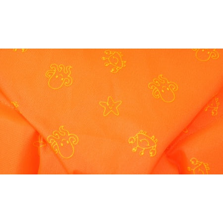 Baby/Kinder-Rettungsweste 40N CE – Orange mit Meerestier-Aufdruck – bis 30 kg
