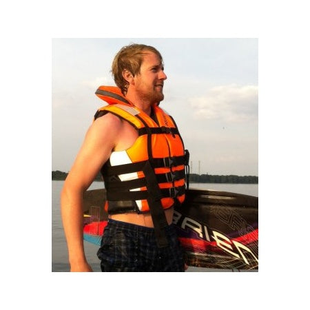 AQUARIUS Wasserskiweste CE 100 N – Orange – L/XXL – 60-90+ kg