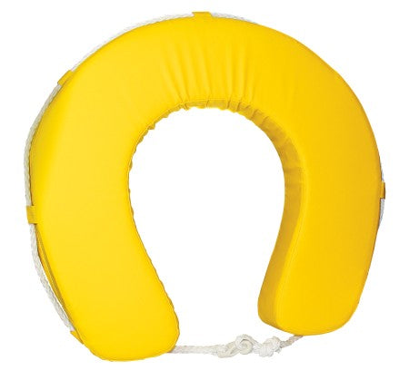 Hufeisen Rettungsring PVC gelb