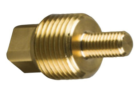 Gewindestopfen Volvo Penta 1/2 BSPT auf M8 - Original Ersatzteil 838929 Messing