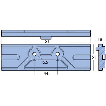 Plattenanode Mercury F150 EFI - Original Ersatzteil 8M0057772