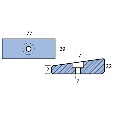 Keilanode Aluminium Honda BF 75-90PS (1997-1998)