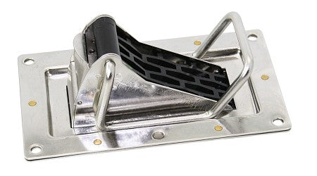 Lenzer A4 Edelstahl extra groß Inneneinbau - AISI316 mit Lenzgitter