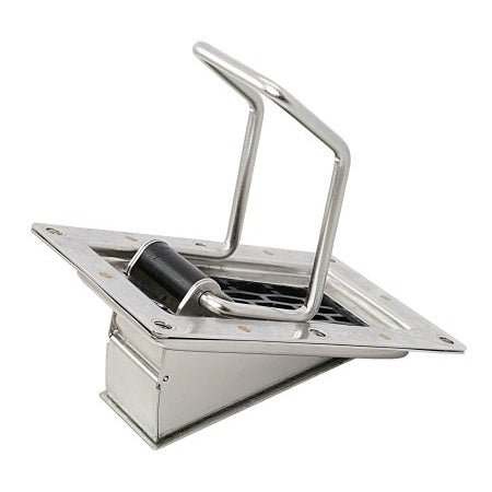 Lenzer A4 Edelstahl extra groß Inneneinbau - AISI316 mit Lenzgitter