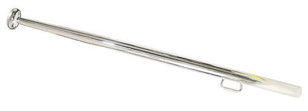 Flaggenstock Edelstahl A4 25mm mit Öse – 620mm bis 1200mm poliert