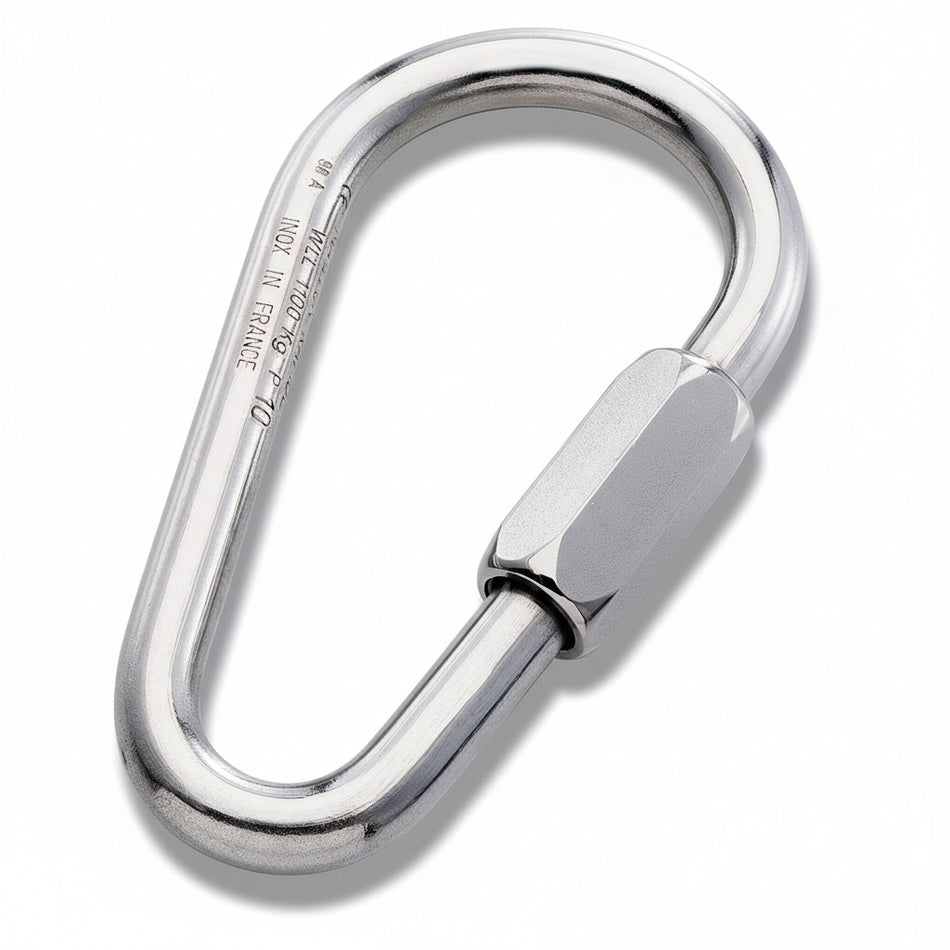 Peguet Schraubglieder Birnenform Edelstahl A4L AISI316L - Schraubglied mit großer Öffnung