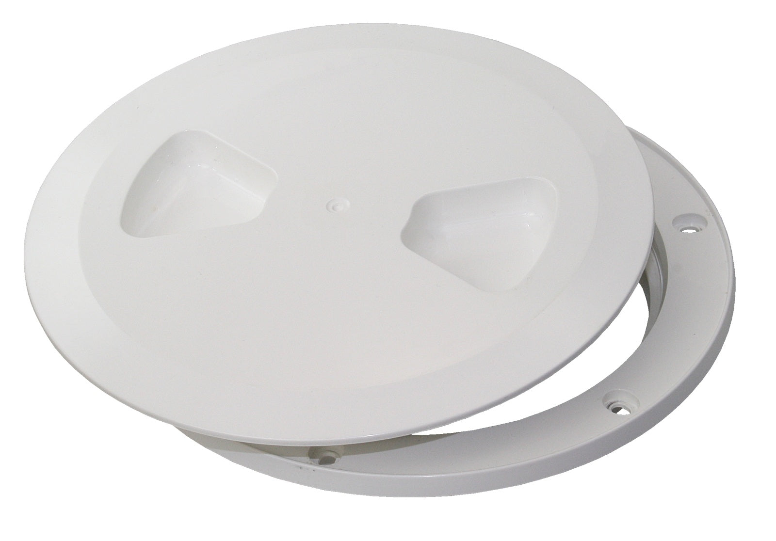 CLAMCLEAT Inspektionsdeckel mit Schraubverschl. ASA 150mm schwarz weiß