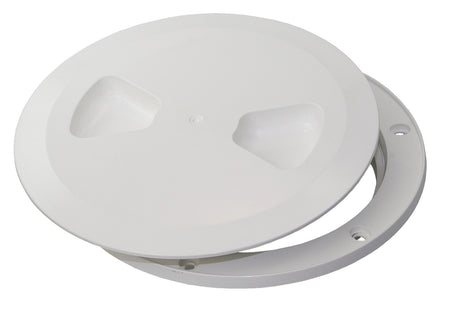 CLAMCLEAT Inspektionsdeckel mit Schraubverschl. ASA 150mm schwarz weiß