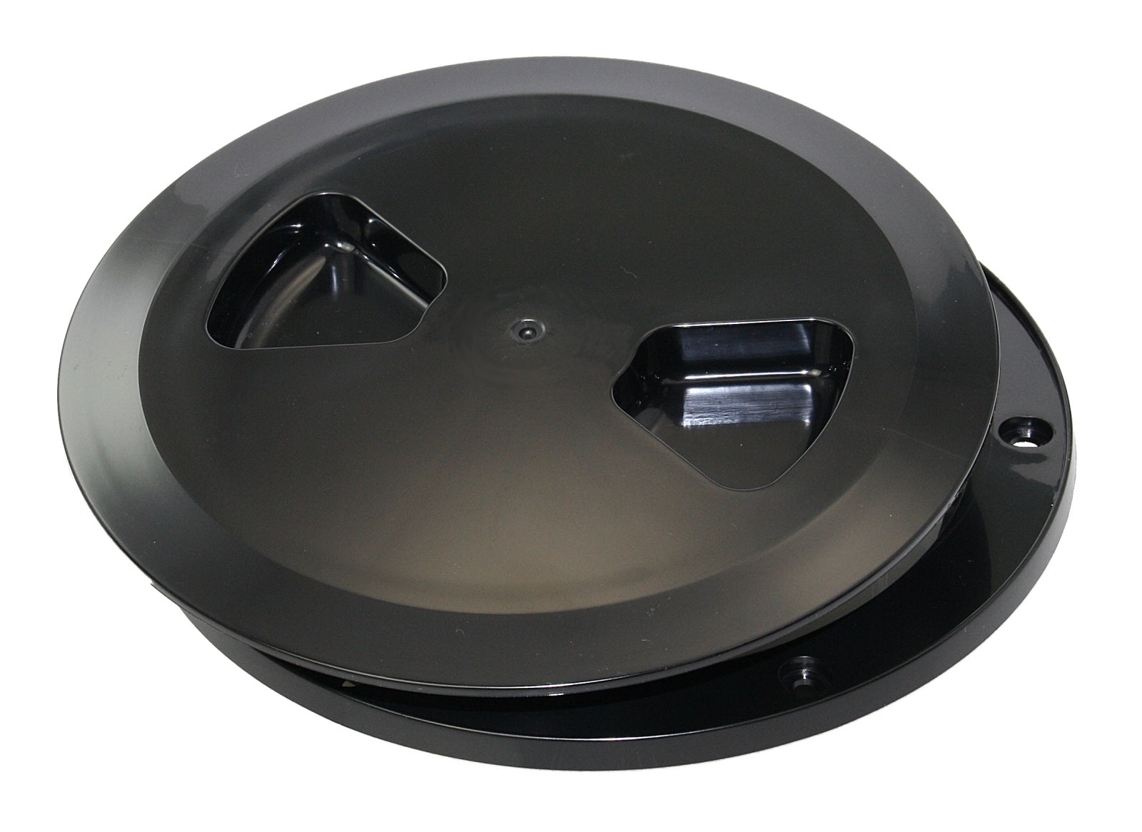 CLAMCLEAT Inspektionsdeckel mit Schraubverschl. ASA 150mm schwarz schwarz
