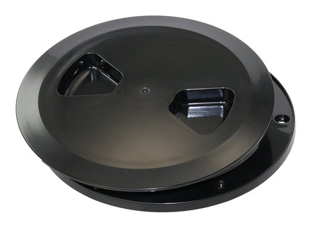 CLAMCLEAT Inspektionsdeckel mit Schraubverschl. ASA 150mm schwarz schwarz