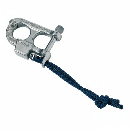 Spezialhaken Edelstahl 1.4401 zum schnellen Abwerfen - Bruchlast 800 kg