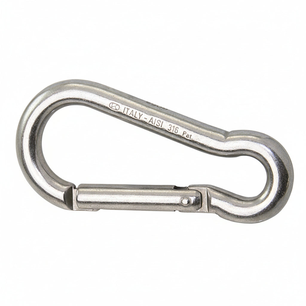 KONG Karabiner Edelstahl 1.4401 KEY-LOCK - verschiedene Größen