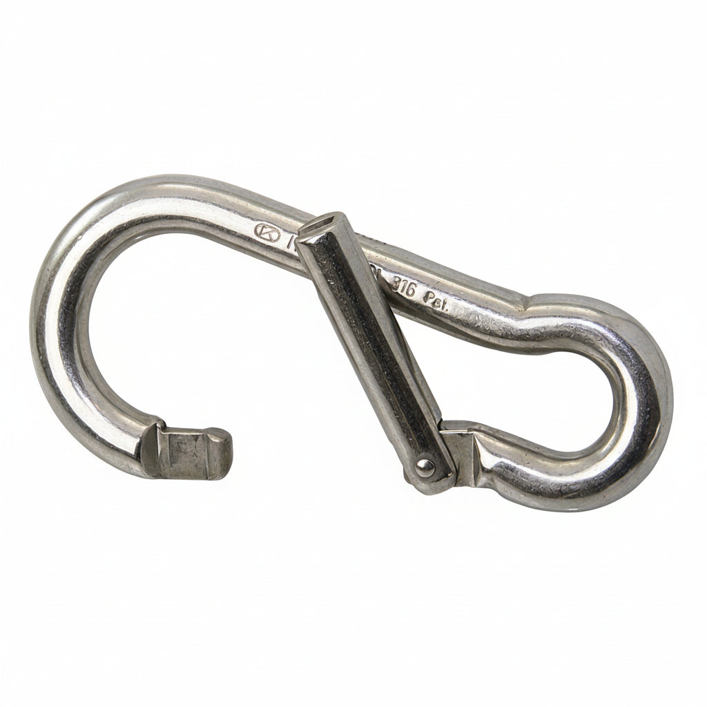 KONG GENIUS Karabiner Edelstahl 1.4401 KEY-LOCK - verschiedene Größen
