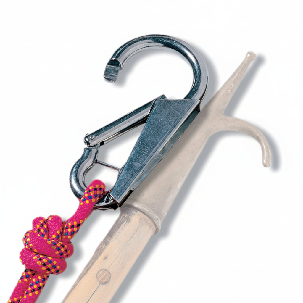 KONG Bojenhaken-Karabiner 200mm - Fangkarabiner für Bootshaken Edelstahl