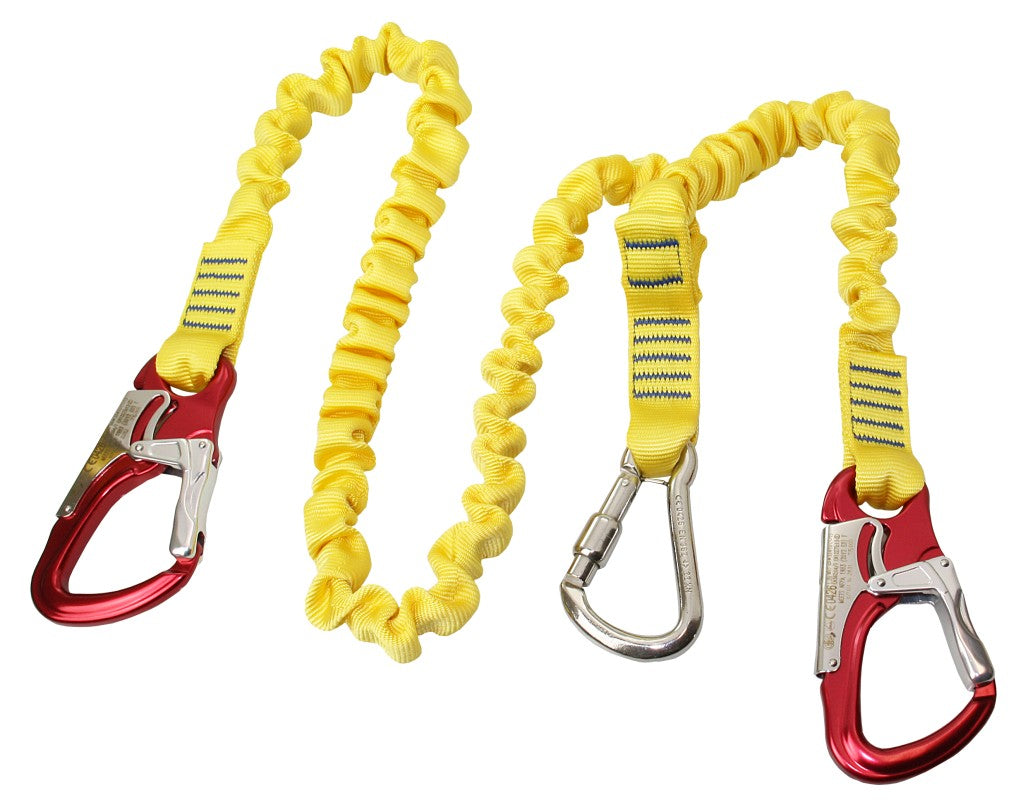 KONG Lifeline Evo Sicherheitsleine 1,75+0,75 m – 2/3 Karabiner – Edelstahl – EN ISO 12401 NB7003