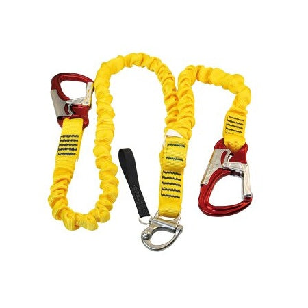 KONG Lifeline Sicherheitsleine 1,8+0,9 m – 1/2 Karabiner – Schnappschäkel – CE EN1095
