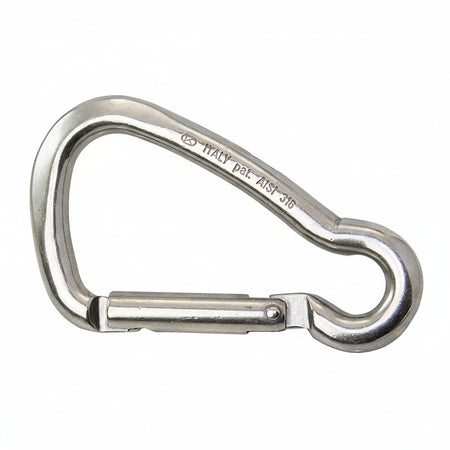 KONG Karabinerhaken asymmetrisch Edelstahl 1.4401 KEY-LOCK - verschiedene Größen