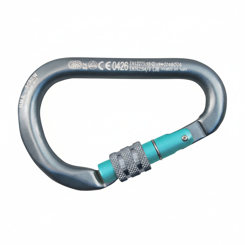 KONG HMS CLASSIC SCREW SLEEVE - HMS Karabiner mit Schraubsicherung (88g, 2240kg)