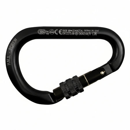 KONG HMS CLASSIC SCREW SLEEVE - HMS Karabiner mit Schraubsicherung (88g, 2240kg)