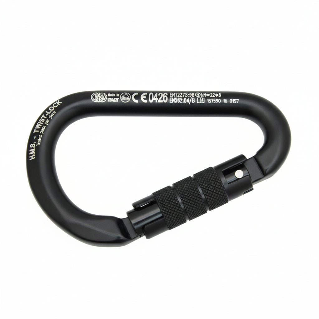 KONG HMS TWIST LOCK - HMS Karabiner mit TwistLock-Sicherung (95g, 2240kg)
