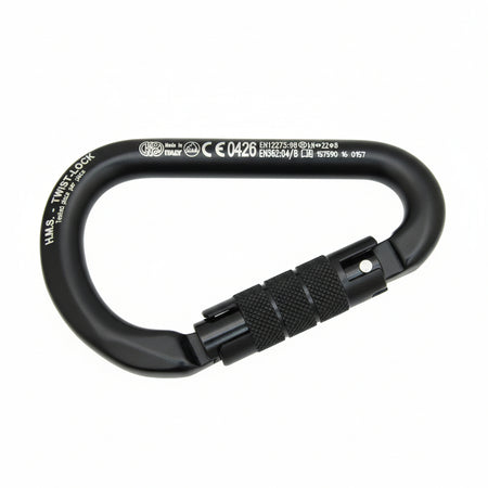 KONG HMS TWIST LOCK - HMS Karabiner mit TwistLock-Sicherung (95g, 2240kg)