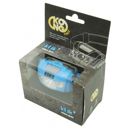 KONG Stirnlampe KLIK2 - Wasserdicht IPX6 mit 120m Leuchtweite