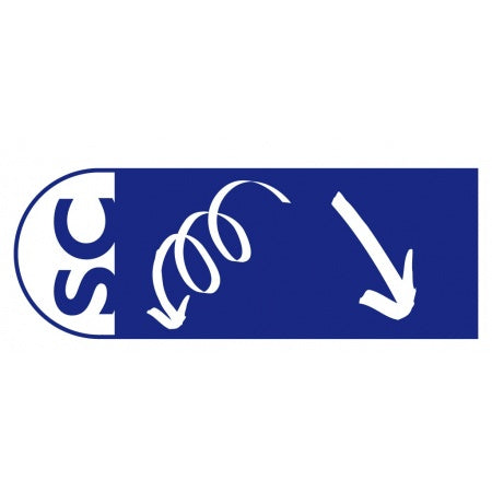 Karabiner asymmetrisch mit Schraubverschluss Edelstahl - KEY-Lock