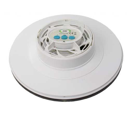 SMART SOLAR Solarlüfter 300s mit Edelstahl-Kappe und Akku