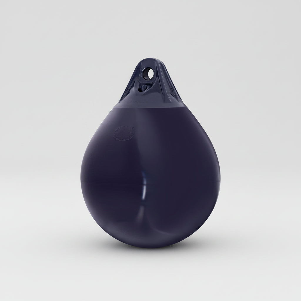 Polyform Norway Kugelfender A-Serie - Runder Bootsfender Blau/Weiß/Schwarz/Rot blau